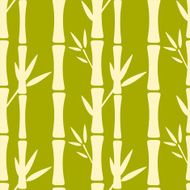 Seamless pattern with bamboo trees N15