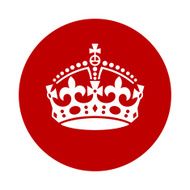 keep calm crown icon