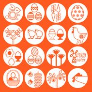 Easter icon set N3