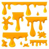 honey blots splashes and smudges