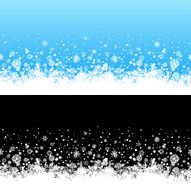 Seamless Snow Border