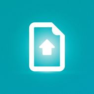Upload icon with stripped background