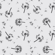 Blowing Dandelion Seeds Pattern