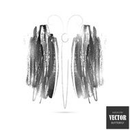 Abstract Watercolor Black Butterfly Background