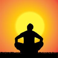 Vector silhouette of woman N548