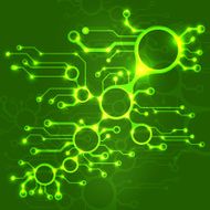 EPS10 vector circuit board background texture N13