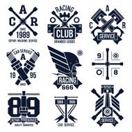 Car races and service badges N3