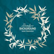 Bamboo circle frame N2