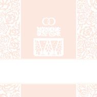 Wedding template card