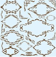 Victorian fine set elements
