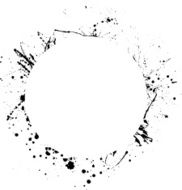 Ink blots circle N2