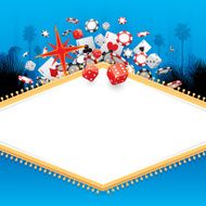 Las Vegas gambling background