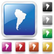 South America Continent Icon