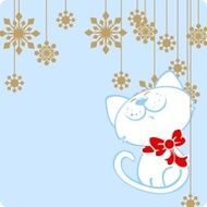 Cute White Cat N2