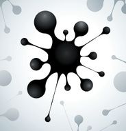 abstract particle