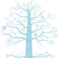 frozen tree