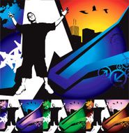 urban figure (vector)