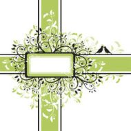 Vintage Floral Frame N42