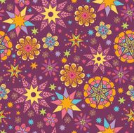 Holiday Stars Seamless Pattern Background N2