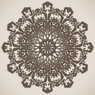 Intricate Twelve-armed Star