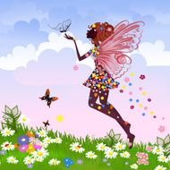Flower Fairy on the meadow