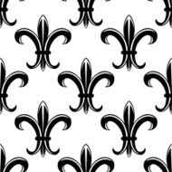 Classic fleur de lys seamless royal pattern