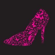 Floral high heel N3