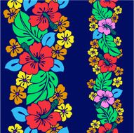 pattern of Hibiscus N37