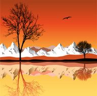 Mountain landscape N23