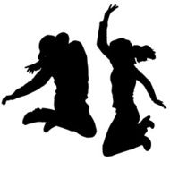 Vector Silhouette Of People N903