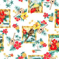 pattern of Hibiscus N38