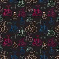 Seamless bicycles pattern Bikes Use for pattern fills surface N4