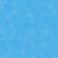 Blue Cogwheels Pattern