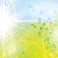 Abstract spring floral background N12