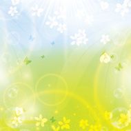 Abstract spring floral background N13