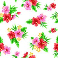 pattern of Hibiscus N41
