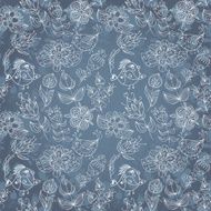 Seamless texture with flowers N121