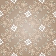 Seamless curly background like glossy beige silk