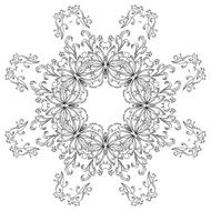 Abstract pattern contours N12