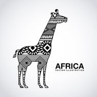 Africa giraffe design N4