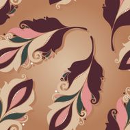 Seamless pattern with feathers N57