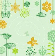 Green Flower bed