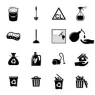 Icons set Cleaning N2