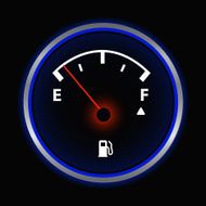 Gas Gauge Illustration
