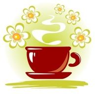 Tea Cup And Flowers N2