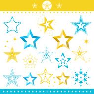 Star icons set N3