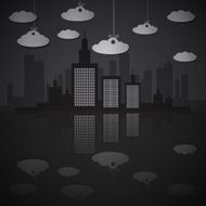 Night City Skyline Illustration