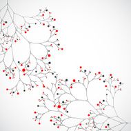 Abstract tree Vector background N3