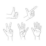 Hand gesture collection