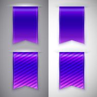 Blue ribbon bookmark for books N2